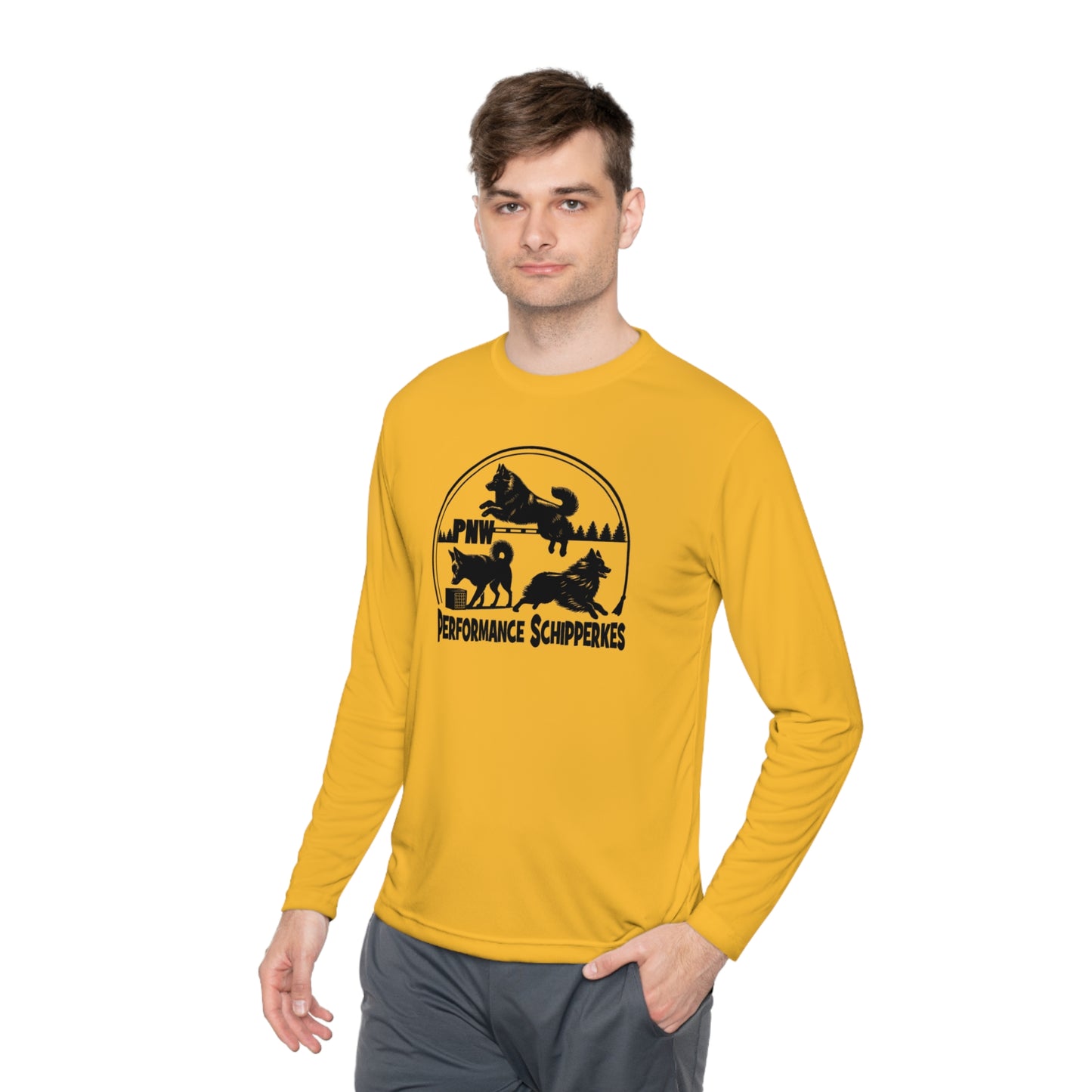 * PNW schipperkes Unisex Lightweight Long Sleeve Tee