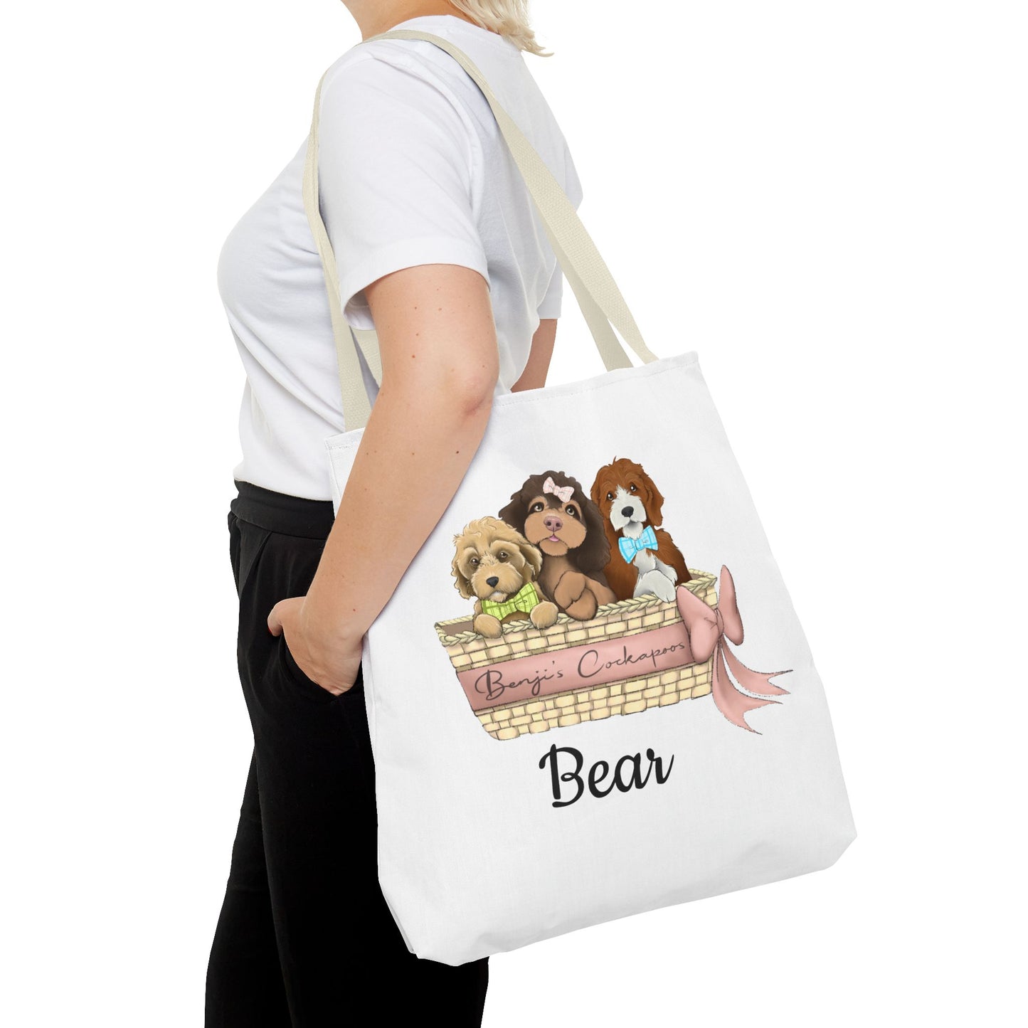 Bear  Benjis Cockapoos Tote Bag