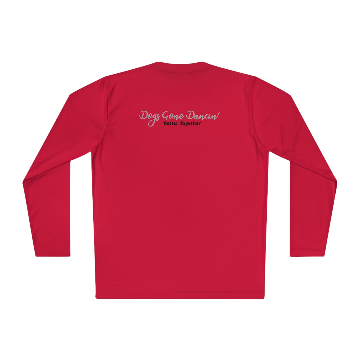 Black -  Dogs Gone Dancin' Unisex Lightweight Long Sleeve Tee