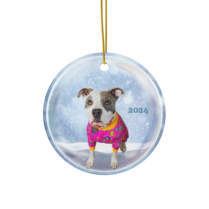 LADY DI - Ceramic Ornaments, Double-Sided  CIRCLE