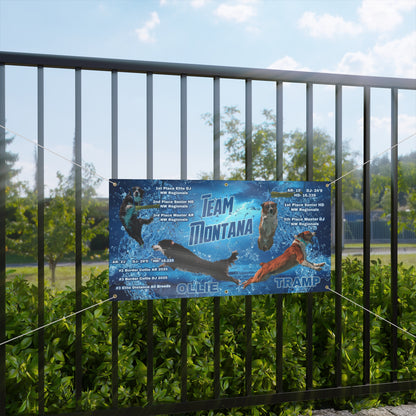 team montana Matte Banner