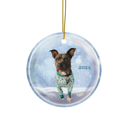 OTTO - Ceramic Ornaments, Double-Sided  CIRCLE