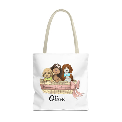 OLIVE Benjis Cockapoos Tote Bag