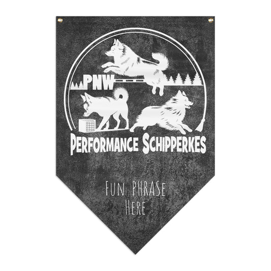 PNW Schipperkes  Pennant Banner