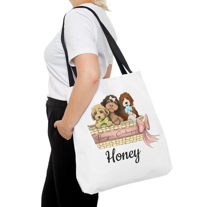 Honey* Benjis Cockapoos Tote Bag