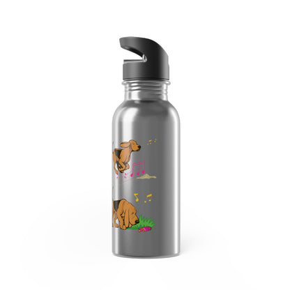 TEAM LYRIC Stainless Steel Water Bottle With Straw, 20oz