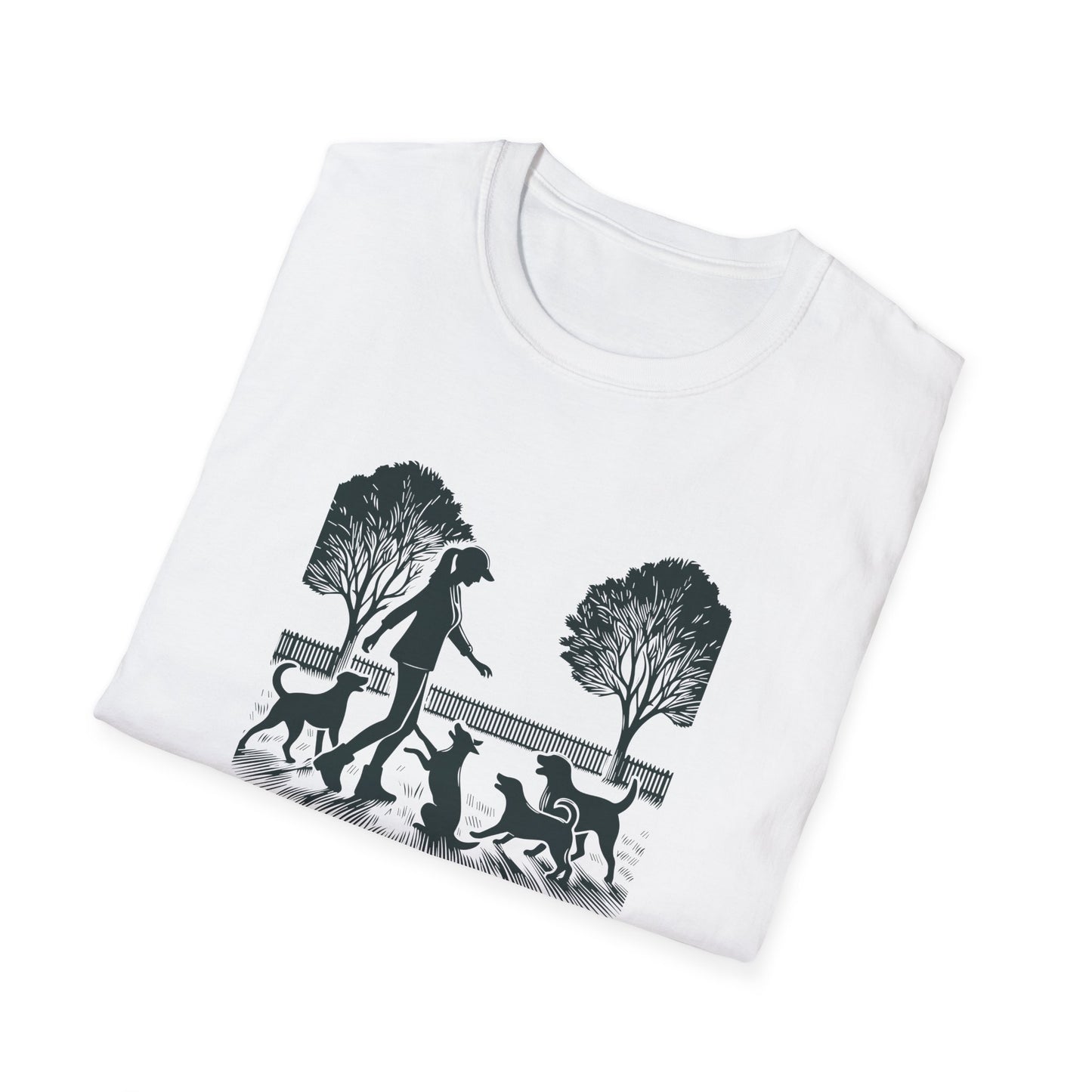 3 No Dogs Left Behind - Unisex Softstyle T-Shirt