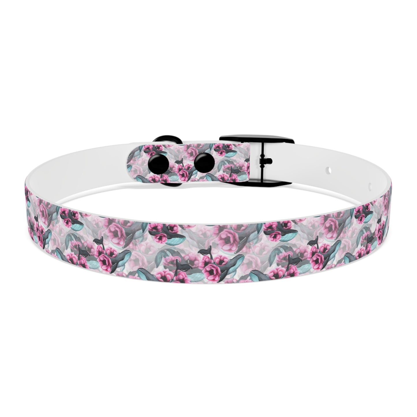 FLORAL ORCA  Dog Collar