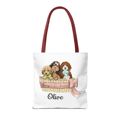 OLIVE Benjis Cockapoos Tote Bag