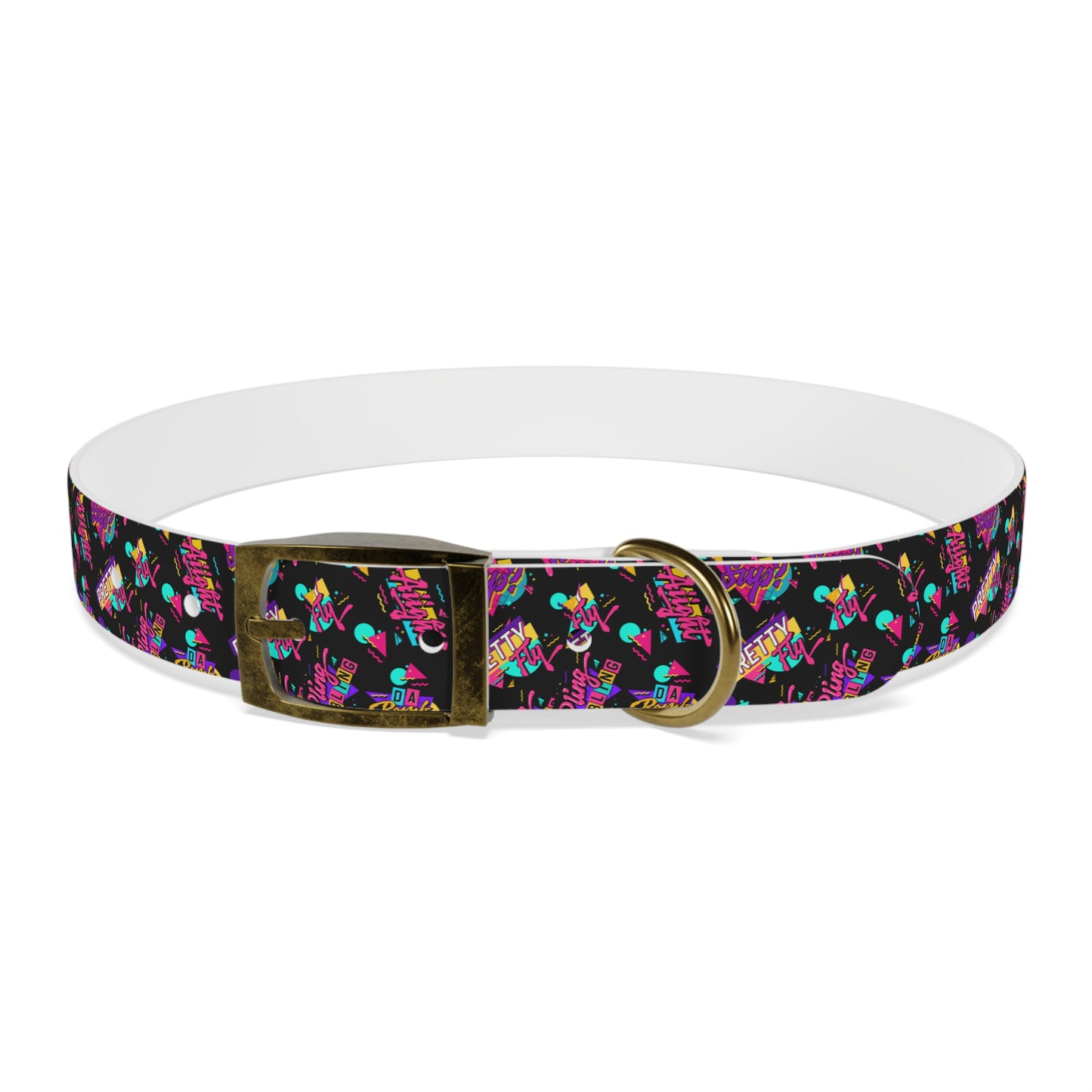 PRETTY FLY 90s  Dog Collar