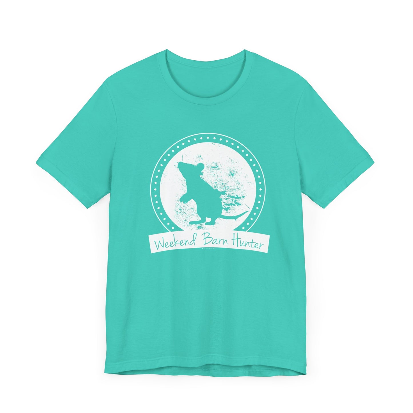 WEEKEND BARN HUNT CIRCLE  Unisex Jersey Short Sleeve Tee - BARN HUNT SHIRT