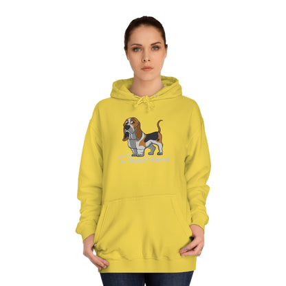 LOVED BY  BASSET 4 Unisex College Hoodie