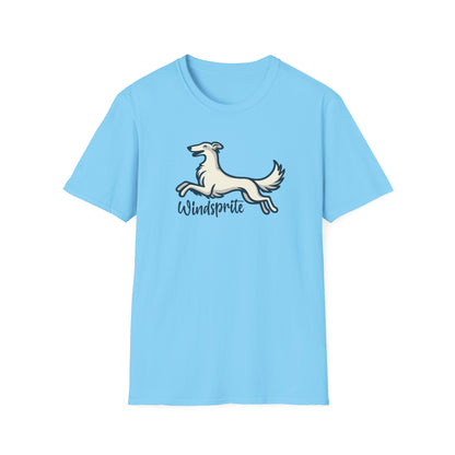 *Joy WINDSPRITE - Silken Windhound Waving Unisex Softstyle T-Shirt