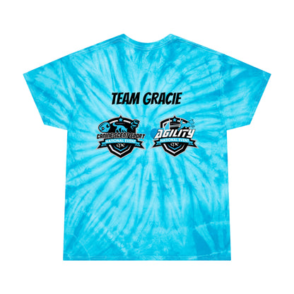 TEAM GRACIE CPE BLUE Tie-Dye Tee, Cyclone