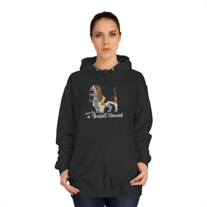 LOVED BY  BASSET 4 Unisex College Hoodie