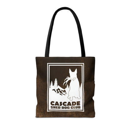 Cascade Shed Dog Club Tote Bag