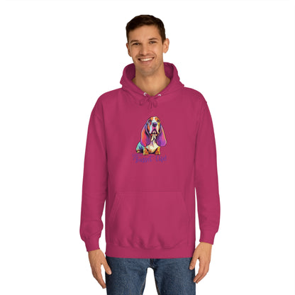 LIVIN THE BASSET LIFE 3 Unisex College Hoodie