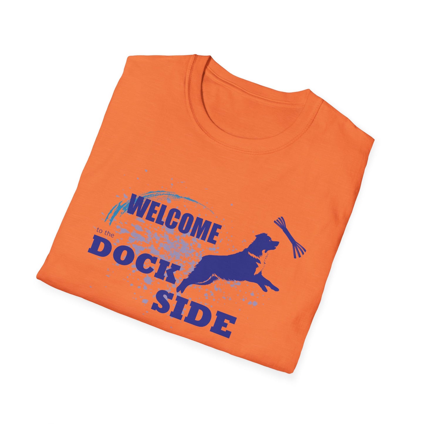 WELCOME TO DOCK SIDE -AUSSIE Unisex Softstyle T-Shirt