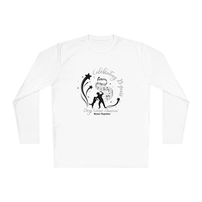 Black - Dogs Gone Dancin' Unisex Lightweight Long Sleeve Tee