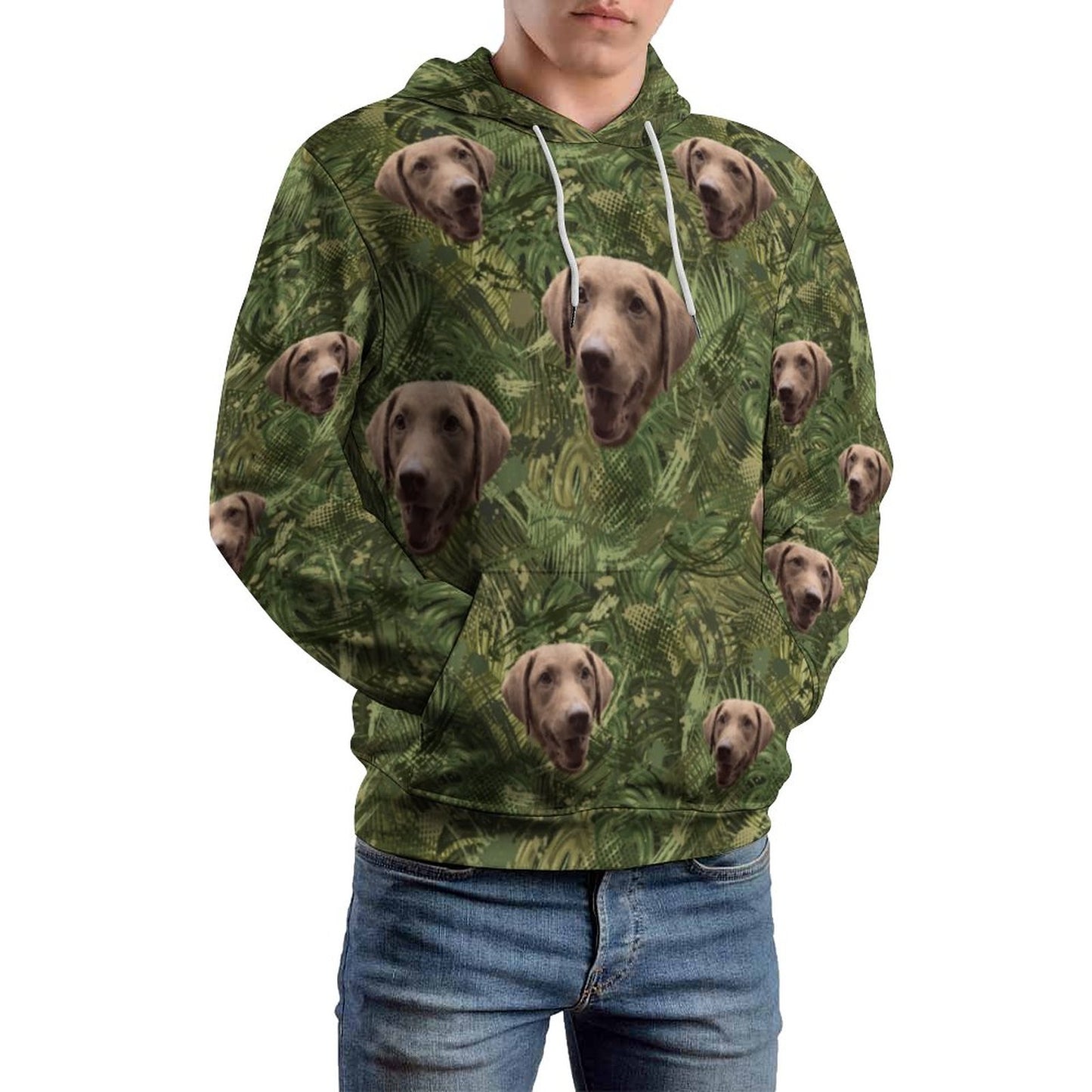 Custom Hoodie FACE PATTERN