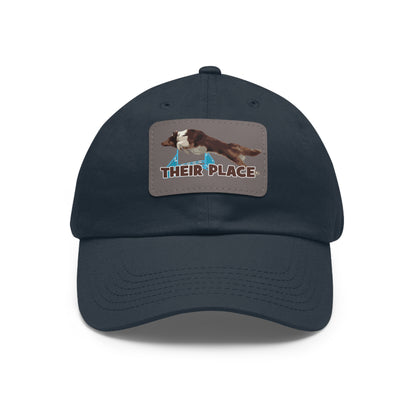 *AKC AGILITY LEAGUE Hat with Leather Patch (Rectangle)