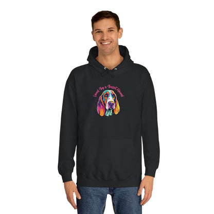 LOVED BY  BASSET 3 Unisex College Hoodie