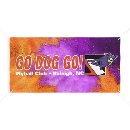 GO DOG GO Matte Banner