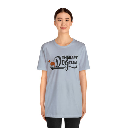 THERAPY DOG TEAM - ROUGH COLLIE   -  Unisex Short Sleeve Tee