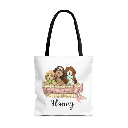 Honey* Benjis Cockapoos Tote Bag