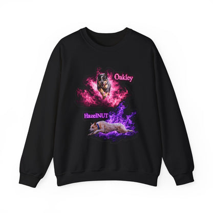 OAKLEY AND HAZELNUT Unisex Crewneck Sweatshirt