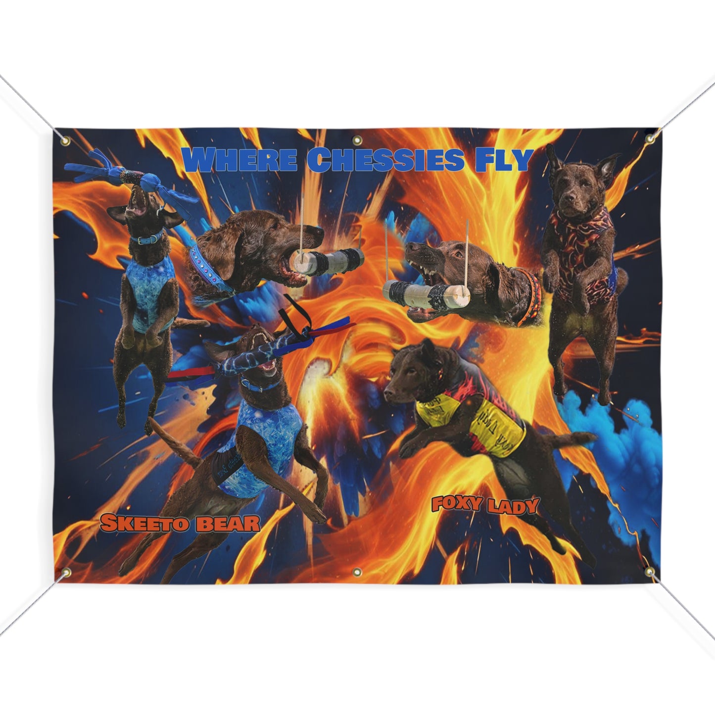 FOXY LADY SKEETO Matte Banner