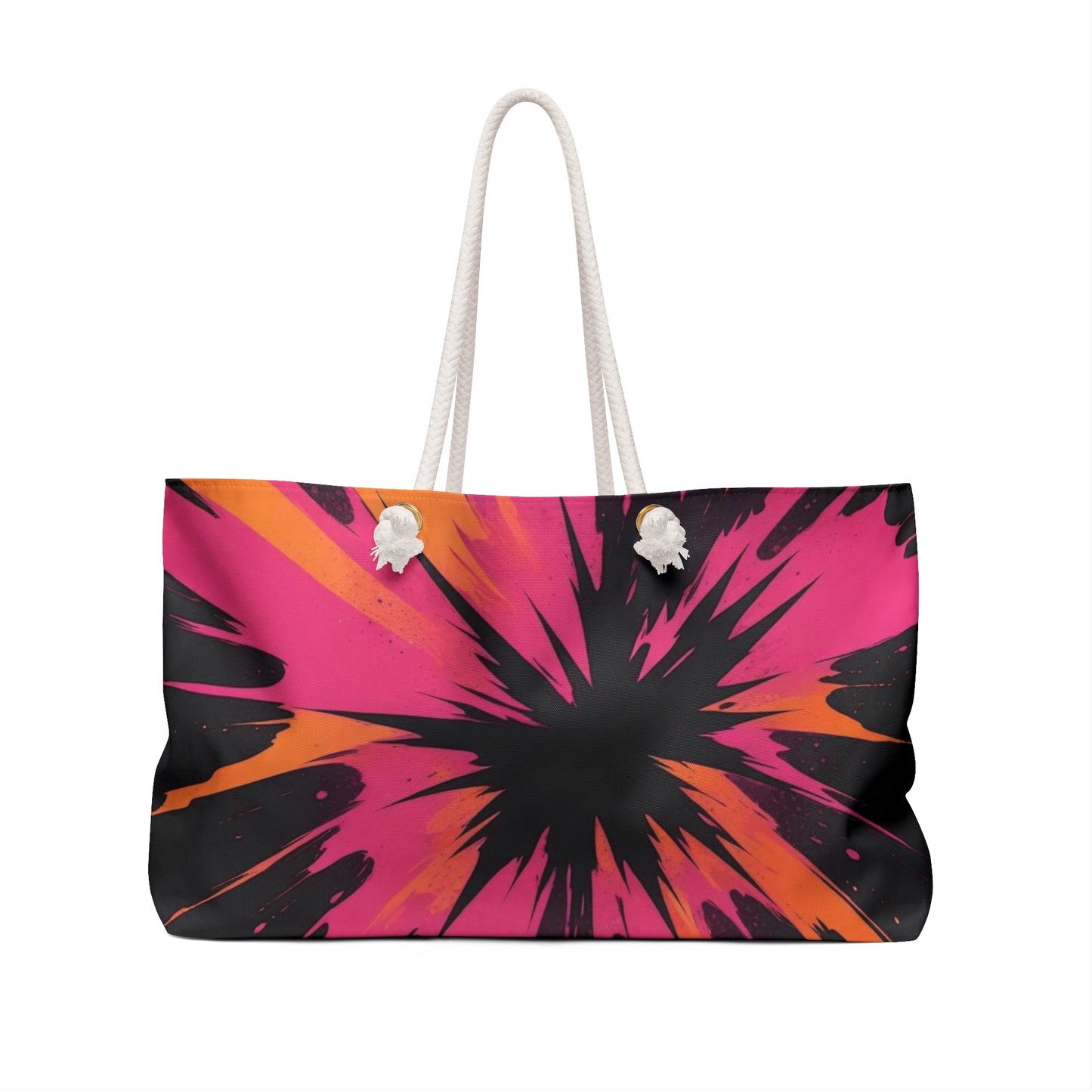 PINK-N-ORANGE EXPLOSION  Weekender Bag