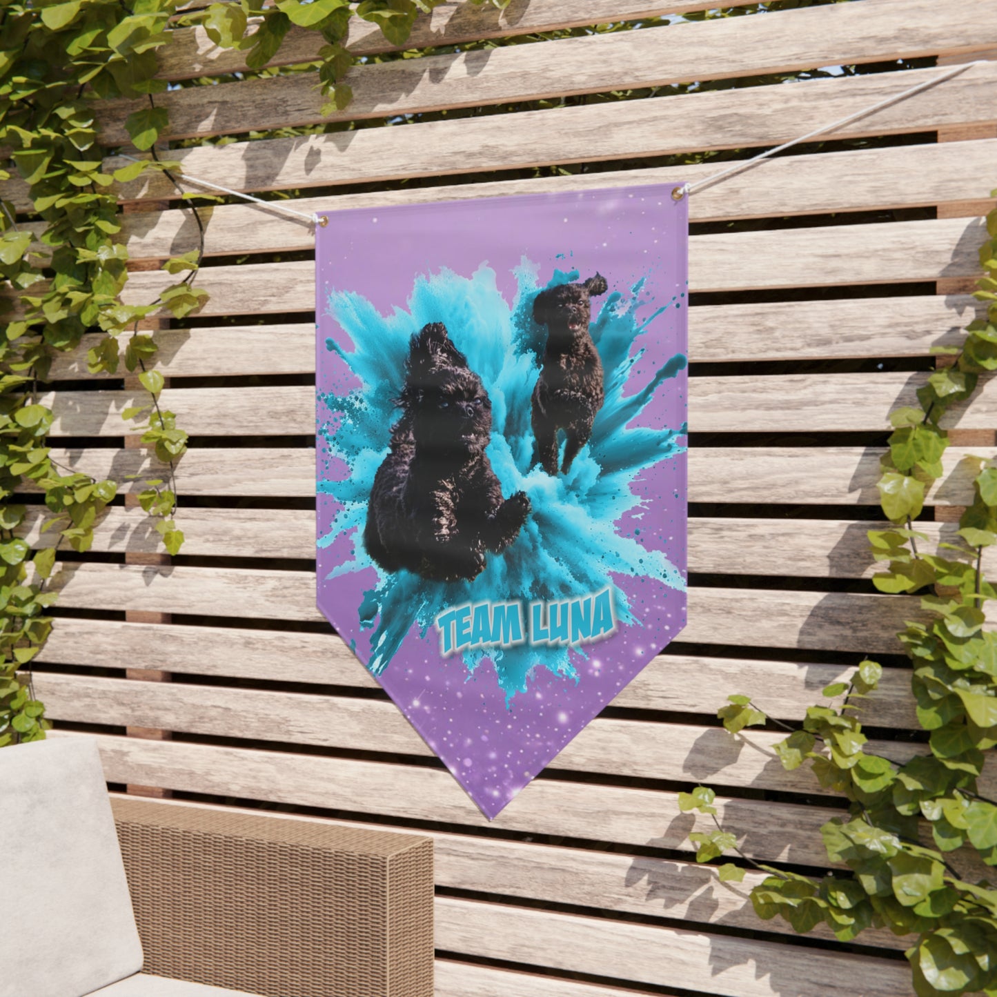 TEAM LUNA Pennant Banner