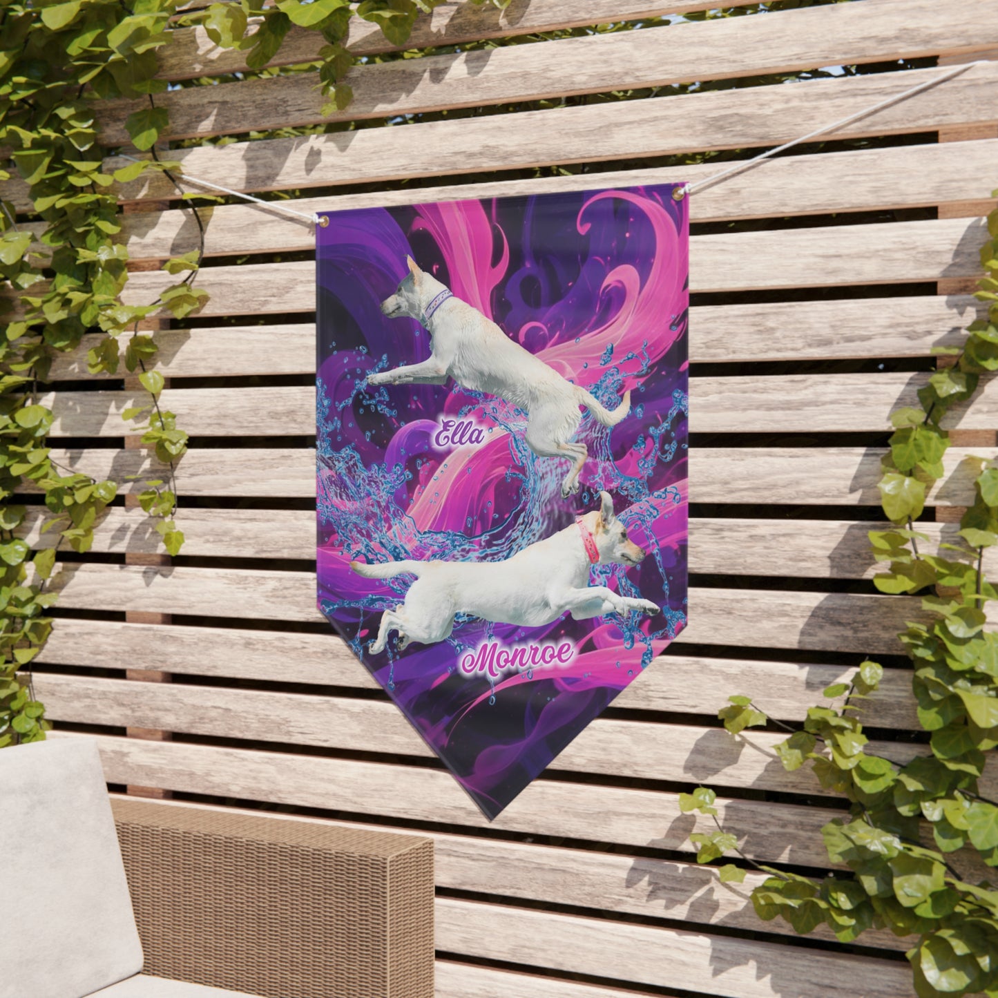 Ella and Monroe Pennant Banner