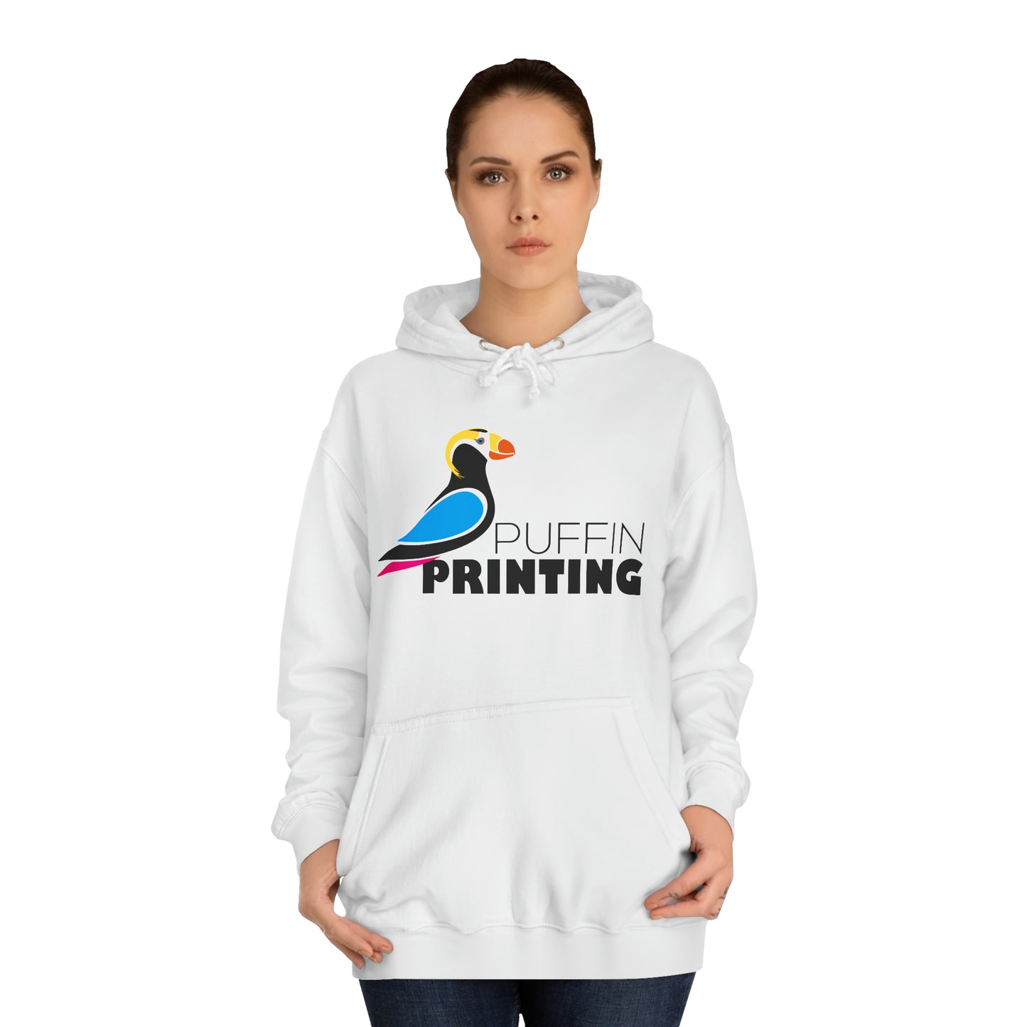 PUFFIN PRINTING Unisex College Hoodie