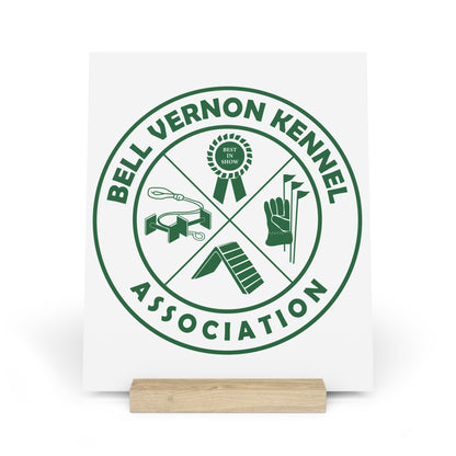 BELL VERNON KENNEL ASSOCIATION Gallery Board with Stand