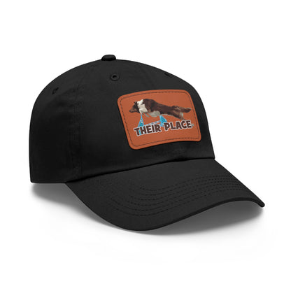 *AKC AGILITY LEAGUE Hat with Leather Patch (Rectangle)