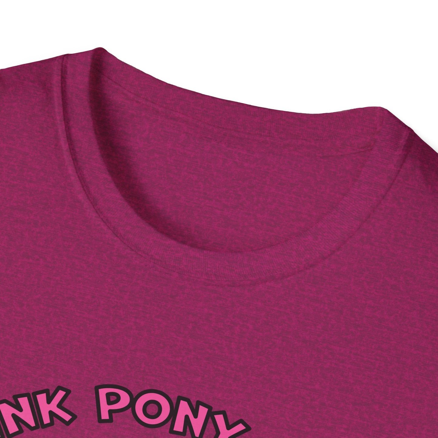 pink pony Unisex Softstyle T-Shirt