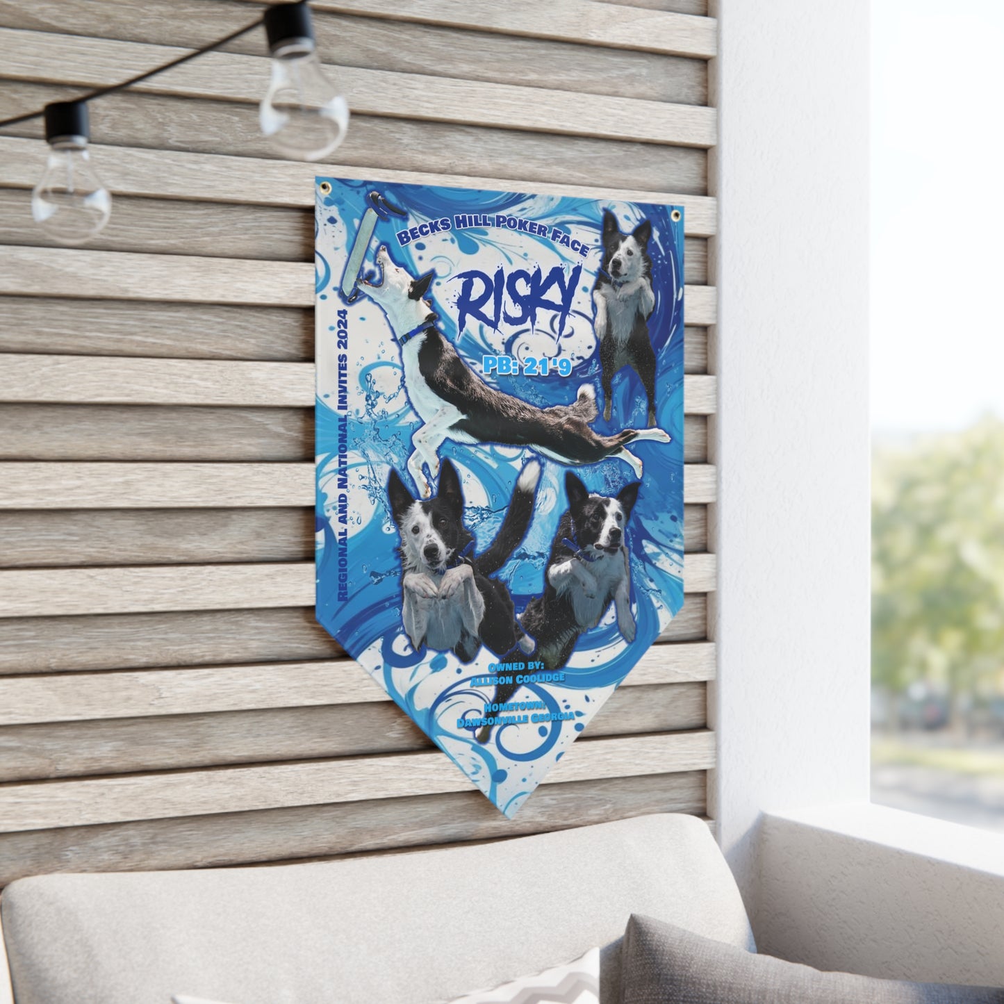 RISKY Pennant Banner