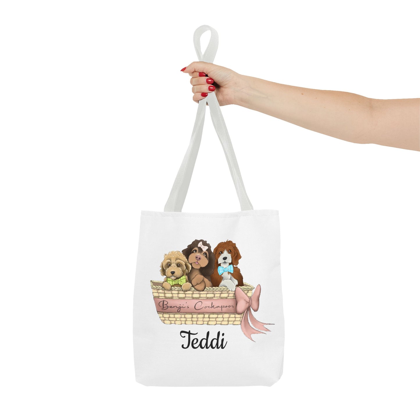 Teddi   Benjis Cockapoos Tote Bag