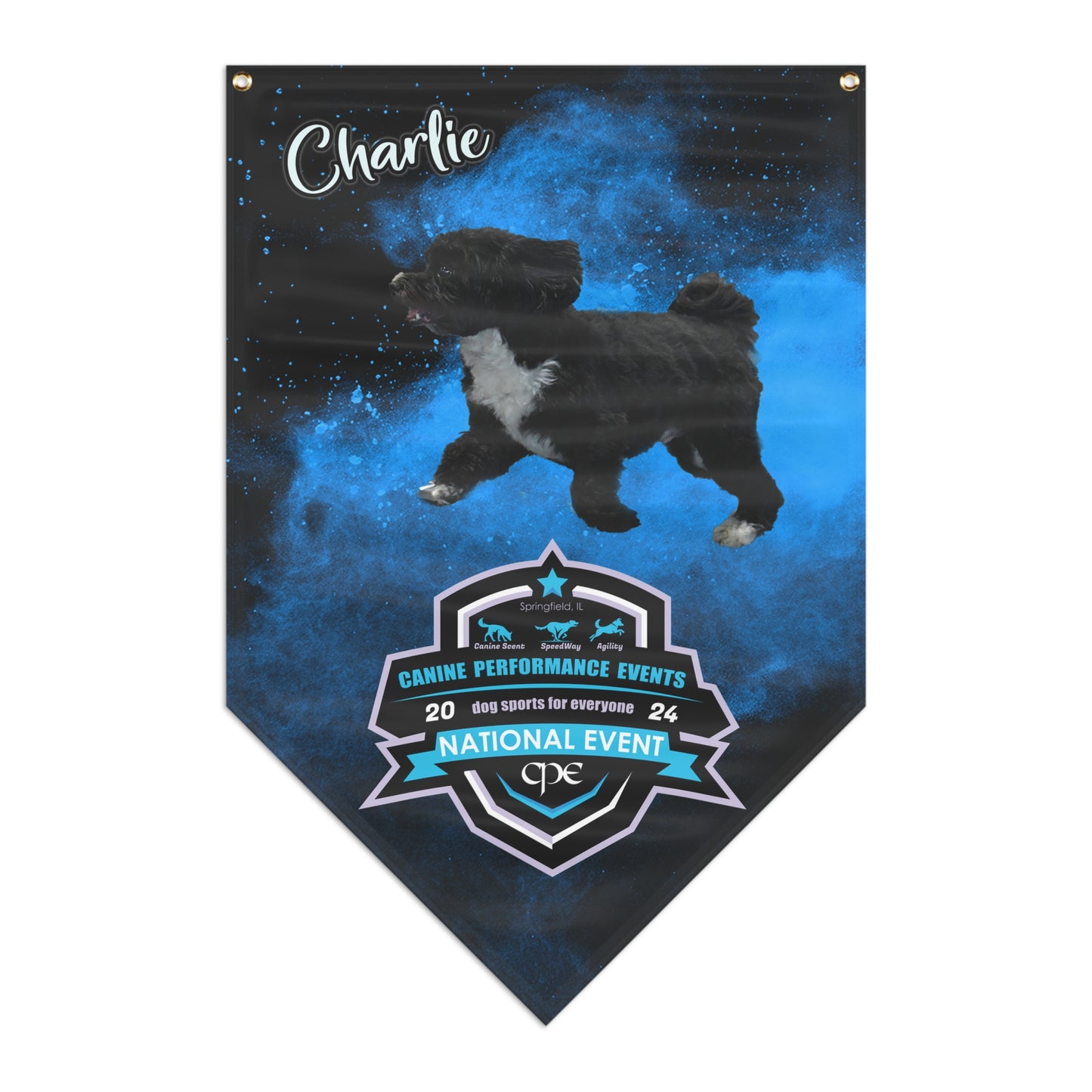 Charlie  CPE Pennant Banner