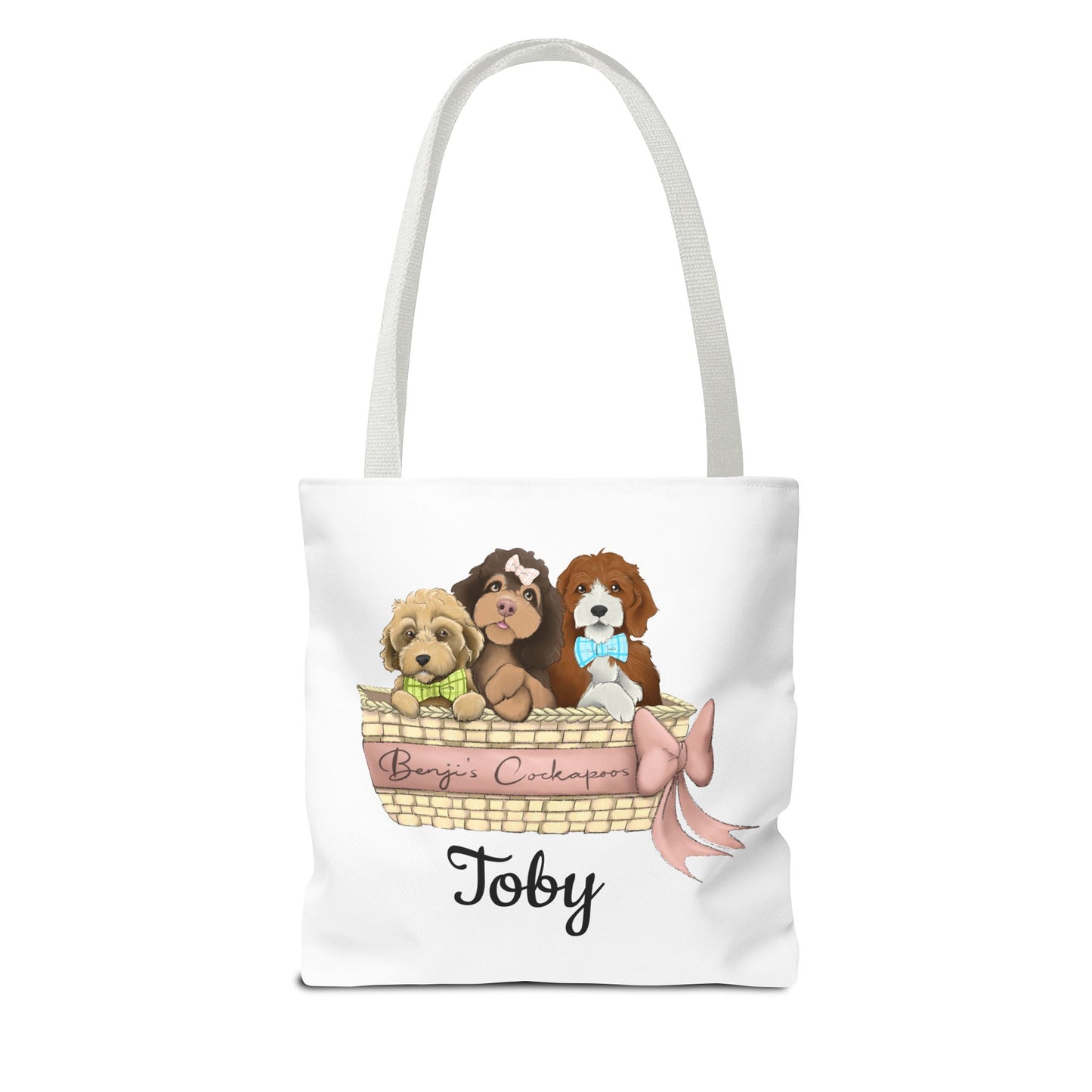 Toby * Benjis Cockapoos Tote Bag