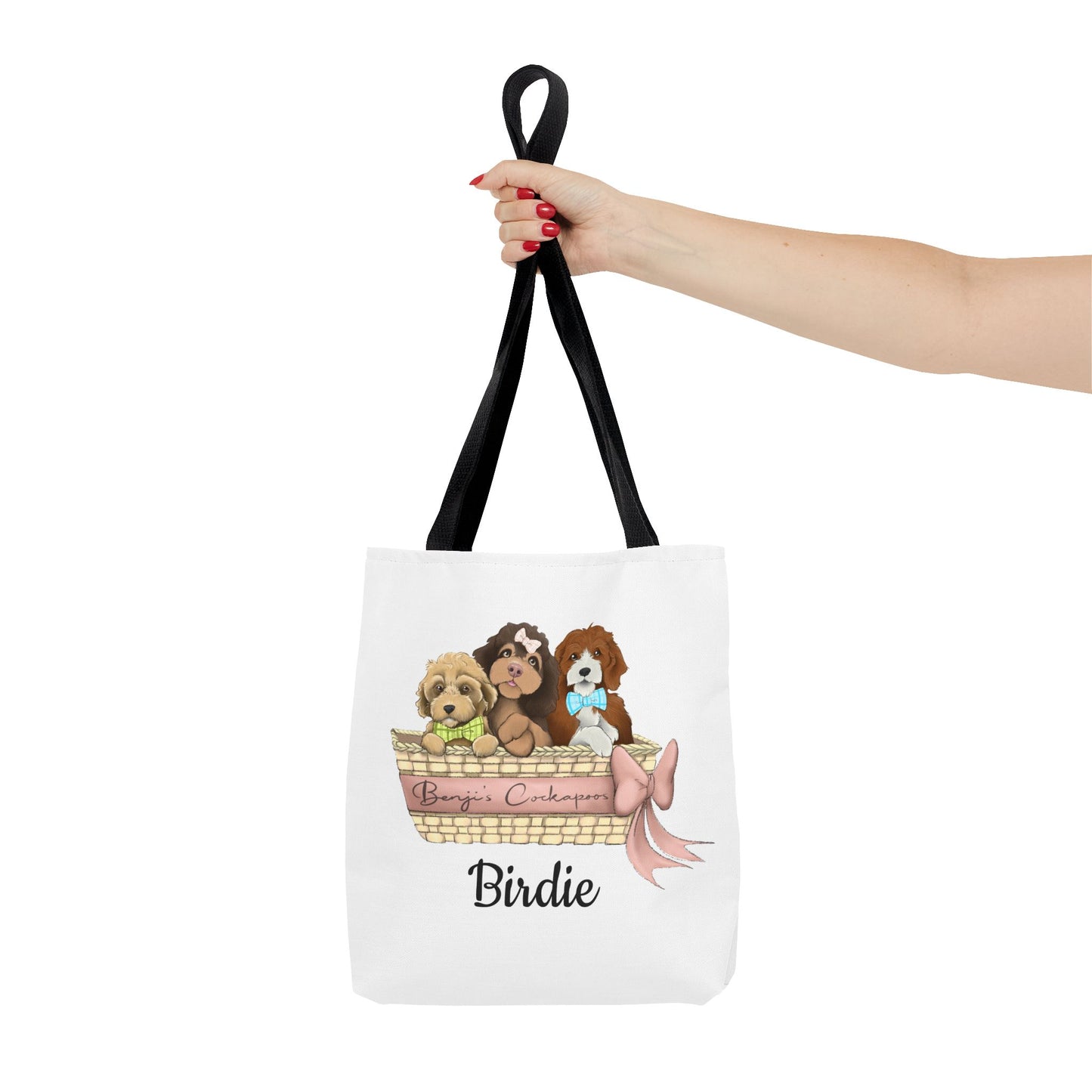 Birdie  Benjis Cockapoos Tote Bag