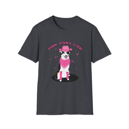 pink pony Unisex Softstyle T-Shirt