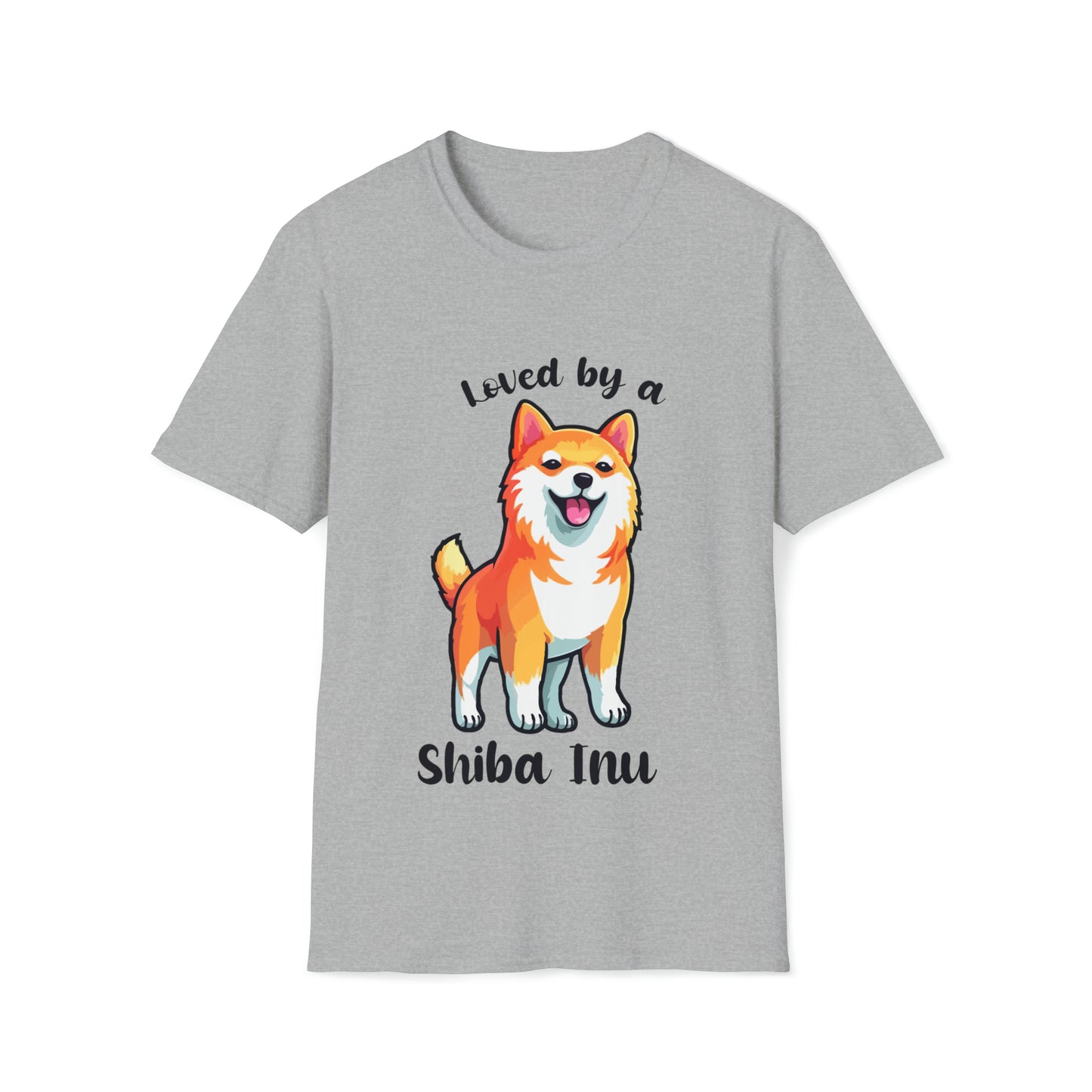 LOVED BY SHIBA 3 Unisex Softstyle T-Shirt