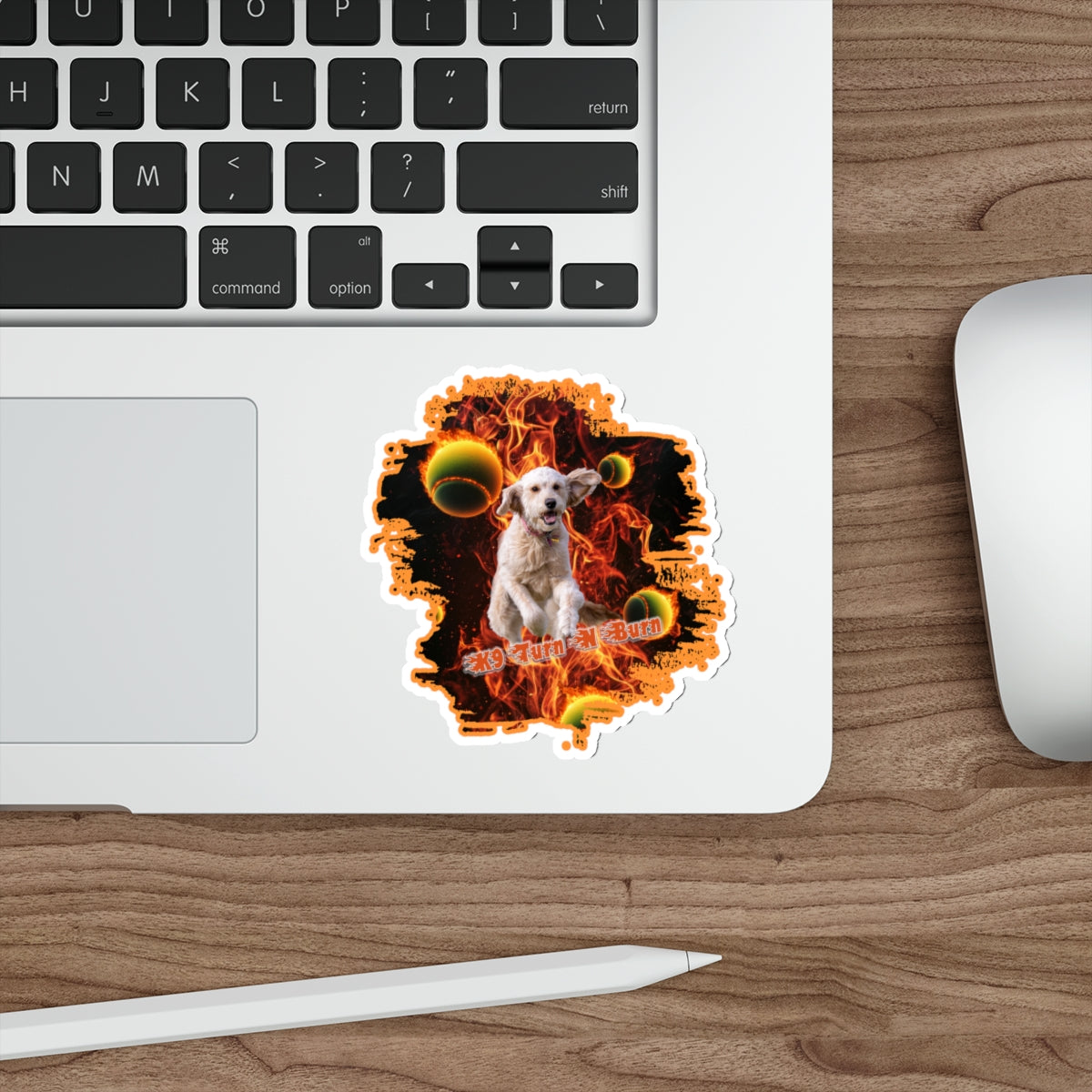 turb burn ginger Stickers