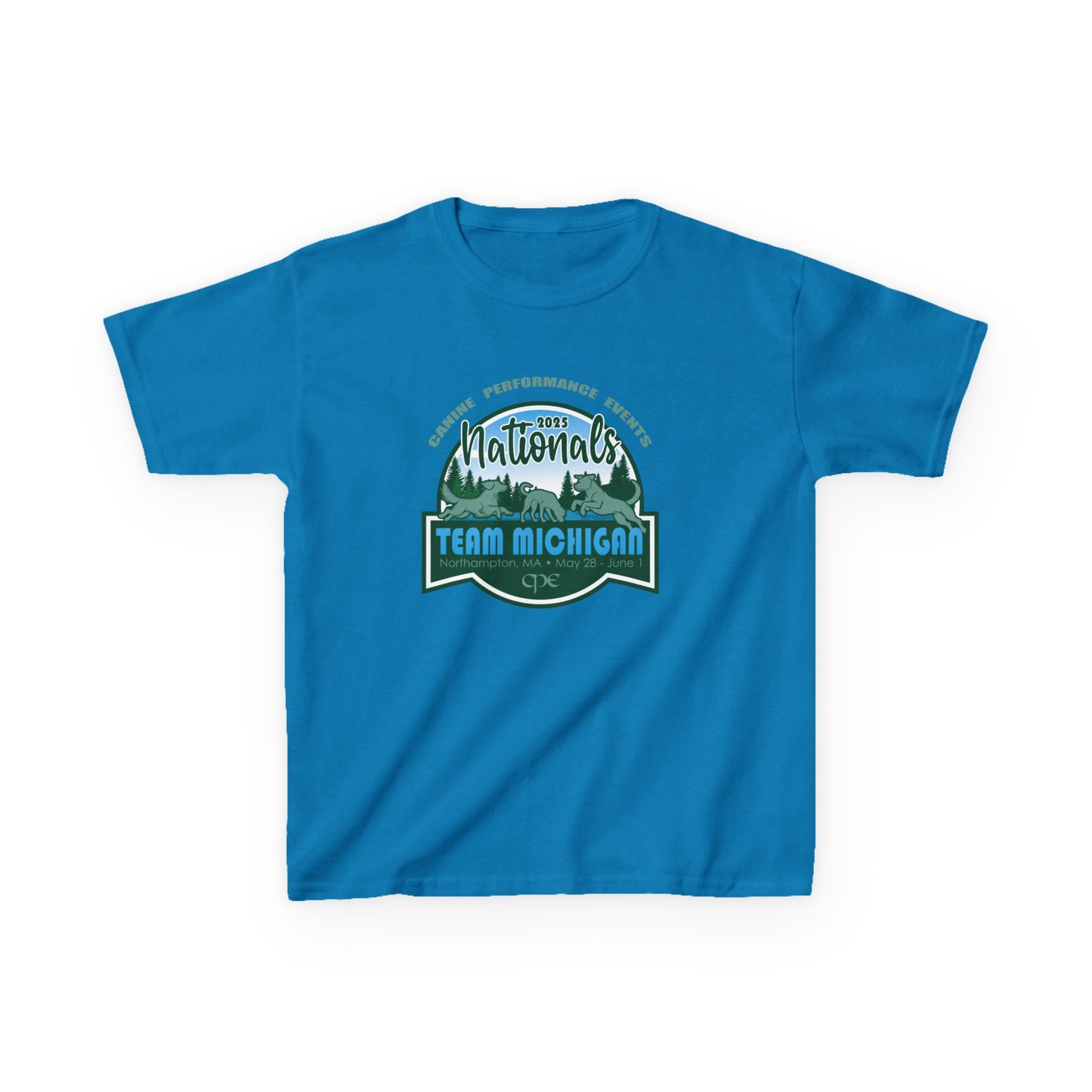 TEAM MICHIGAN Kids Heavy Cotton™ Tee