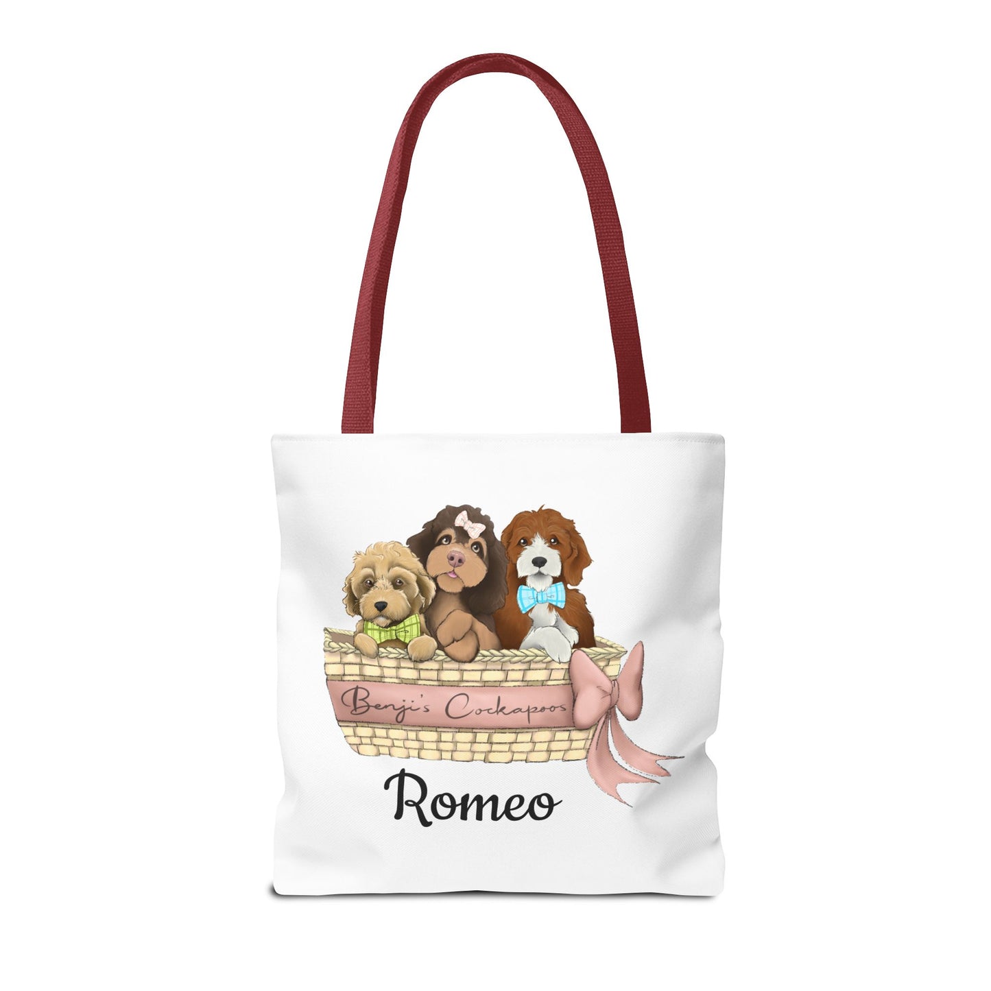 Romeo   Benjis Cockapoos Tote Bag