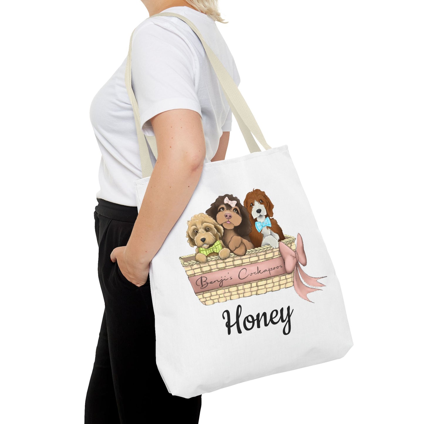 Honey* Benjis Cockapoos Tote Bag