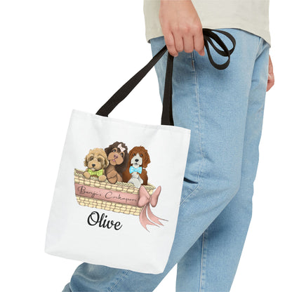 OLIVE Benjis Cockapoos Tote Bag